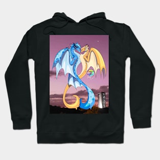 Dragon Pair At Dusk Hoodie